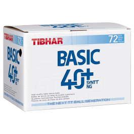 Tibhar Basic 40+ SYNTT NG (seam) 72 balls