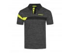 Vaata Table Tennis Clothing Donic Shirt Stripes anthracite/black/yellow