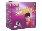 Vaata Table Tennis Balls DHS D40+ 1* 120 Balls (seam)