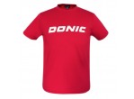 Vaata Table Tennis Clothing Donic T-shirt Logo red