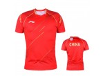 Vaata Table Tennis Clothing Li-Ning T-Shirt National Team AAYR181-1 red China