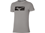 Vaata Table Tennis Clothing Mizuno T-shirt Athletic RB Tee grey melange