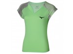 Vaata Table Tennis Clothing Mizuno T-shirt Release Printed Lady 62GAA700 techno green