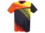 Vaata Table Tennis Clothing Tibhar T-Shirt Azur orange/black