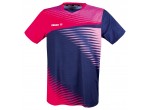 Vaata Table Tennis Clothing Tibhar T-Shirt Azur pink/dark blue